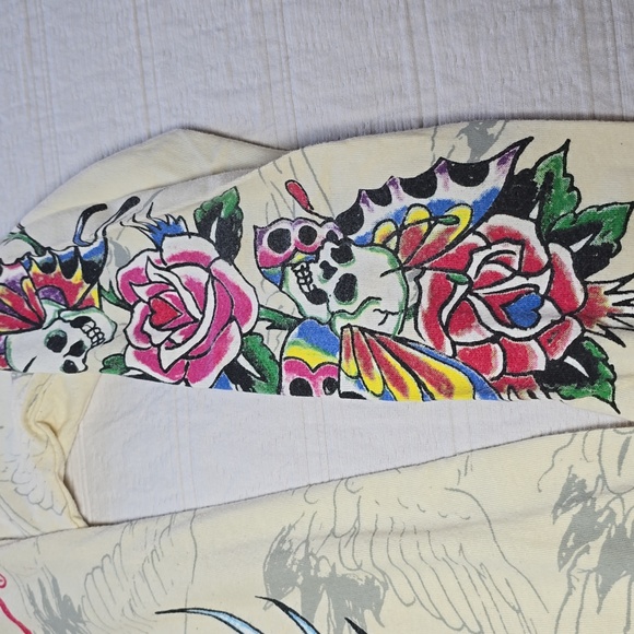 Ed Hardy Women's Phoenix Long Sleeve Top Size Small - Picture 5 of 11